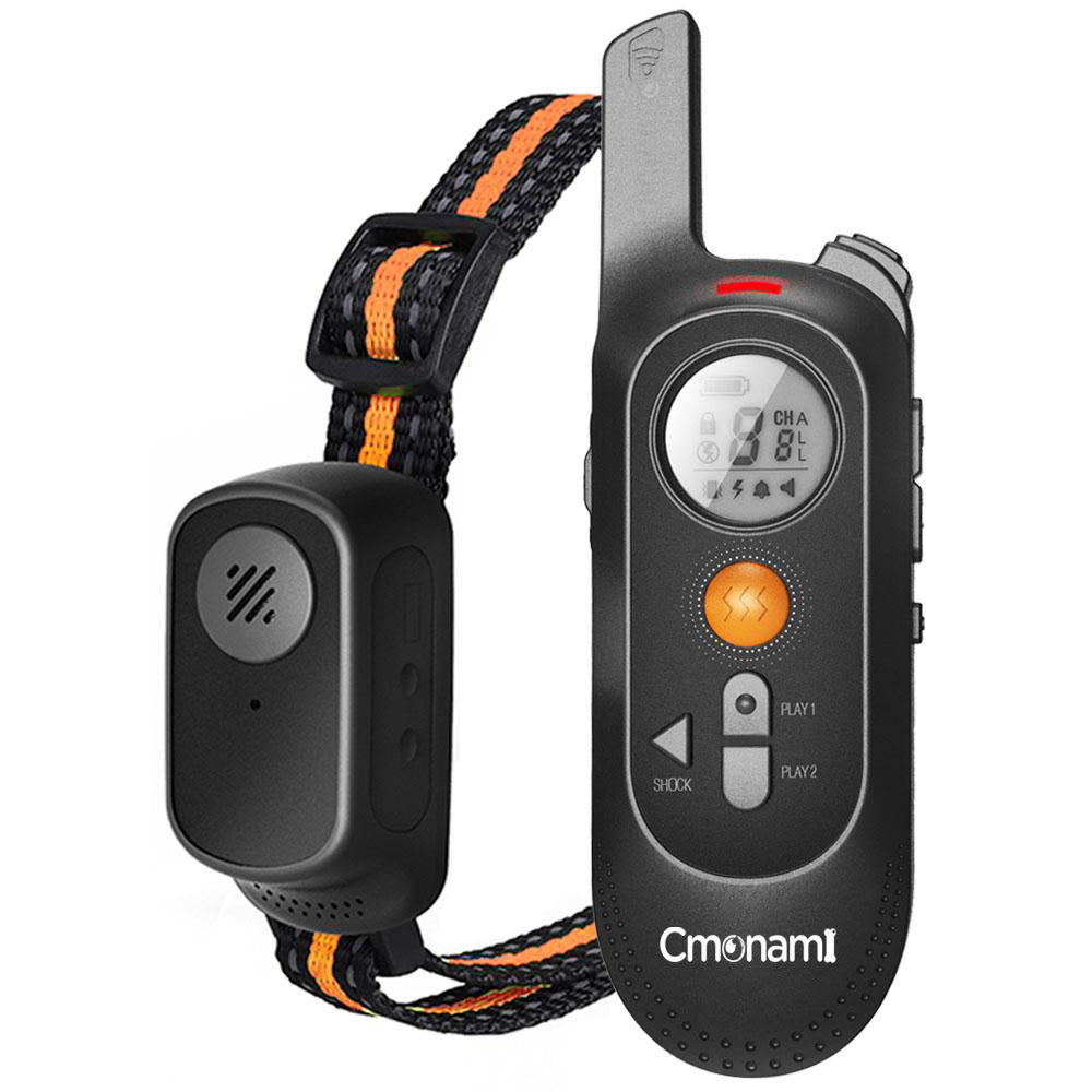 Dog Training Collar/Dog Shock Collar--2000 ft Remote Range--Personalized Voice Commands-CPS6