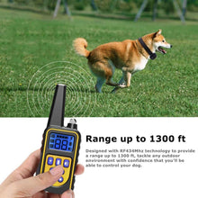 Load image into Gallery viewer, Dog Training Collar/Dog Shock Collar--1300 ft Remote Range-- Rechargeable/Waterproof IP67-MR001

